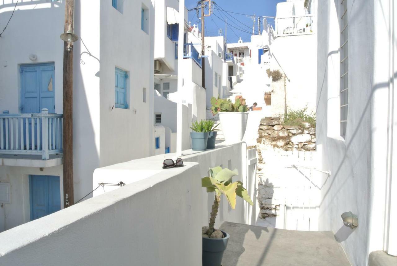 Eclectic & Artistic House In Mykonos Town Vila Exterior foto