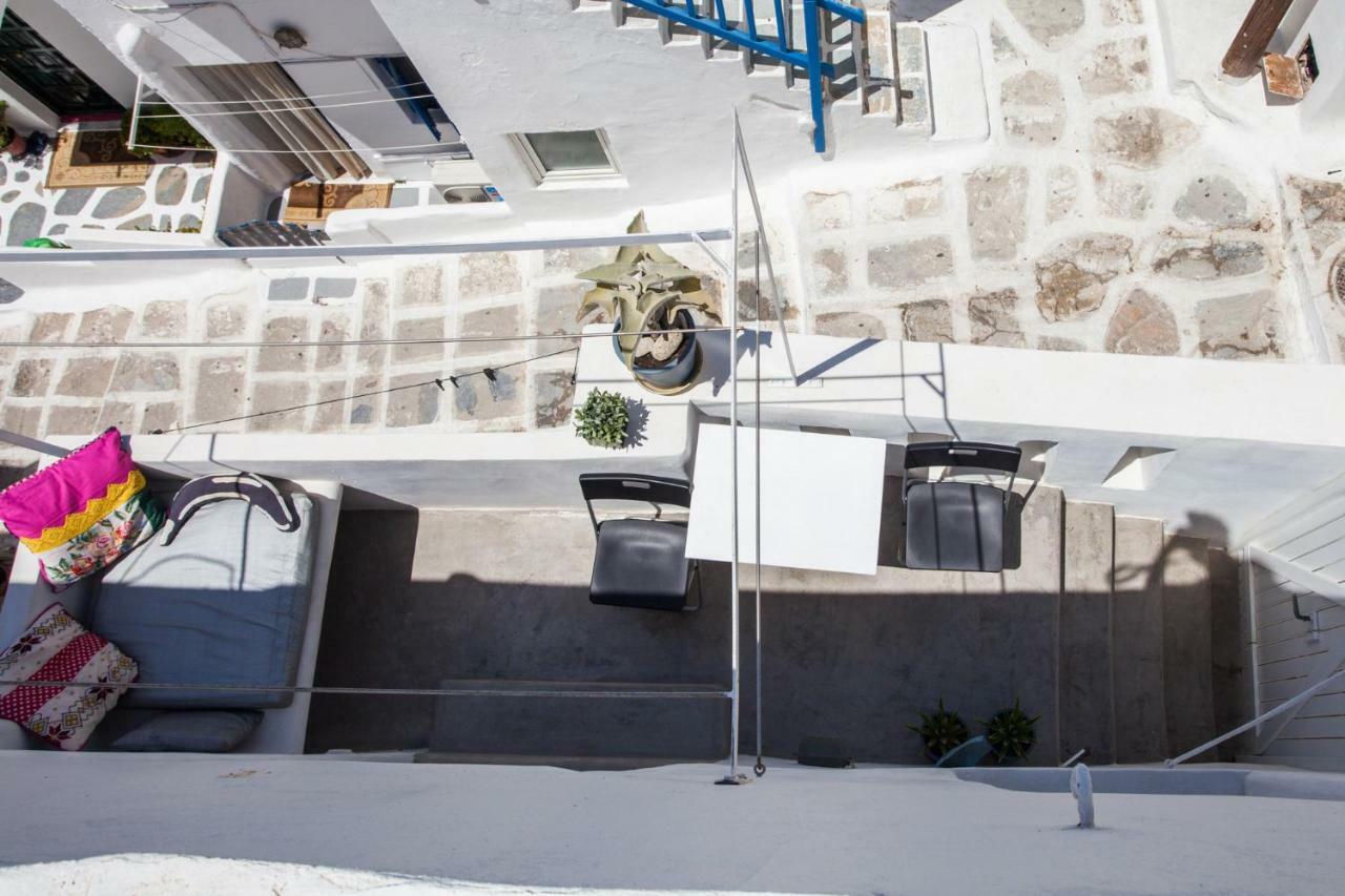 Eclectic & Artistic House In Mykonos Town Vila Exterior foto