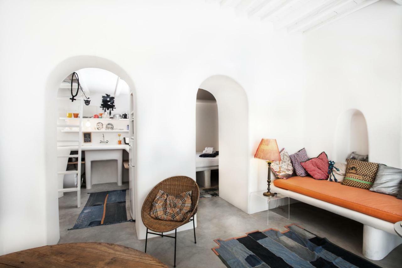 Eclectic & Artistic House In Mykonos Town Vila Exterior foto